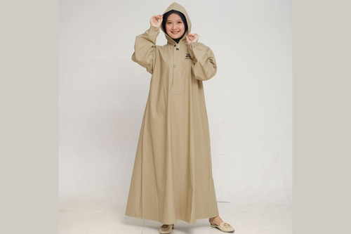 jenis jas hujan gamis