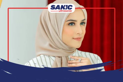 model hijab segi empat